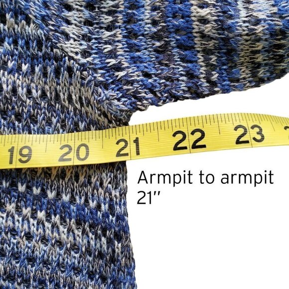 Open Weave Beachy Lightweight Longer length Boho Sweater Top Size XL - Picture 6 of 14